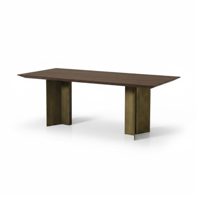 Table de salle à manger Table à manger Table Salle à manger Salle à manger 208 cm Bois Marron neuf