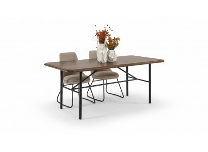 Table de salle à manger Table à manger Table Salle à manger Salle à manger 205 cm Bois Brun