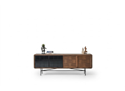 Buffet Salle à manger Buffet Commode Bois Marron Armoire Commodes