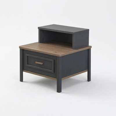 Table de chevet Consoles Tables de nuit Bois Gris Chambre Classique