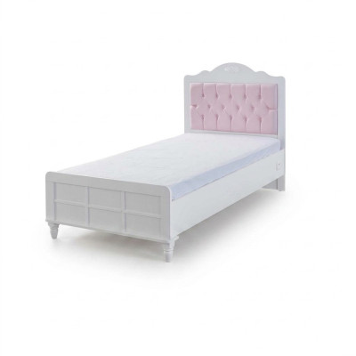 Lit pour enfants Chambre d'enfants Mobilier de chambre d'enfant Bois rose Chesterfield