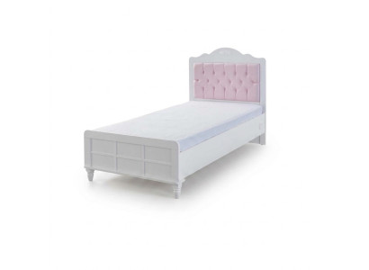 Lit pour enfants Chambre d'enfants Mobilier de chambre d'enfant Bois rose Chesterfield