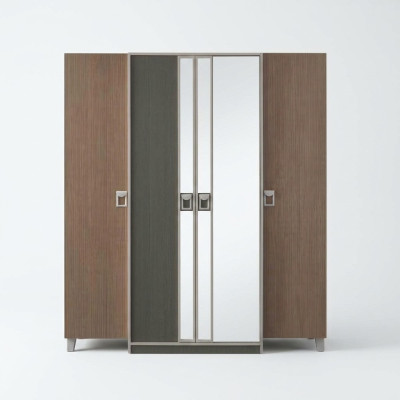 Armoire Armoire Enfants Armoire Bois Gris Armoire en Bois Grande Moderne