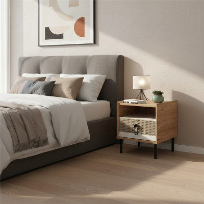 Table de chevet Nachtkosolen Consoles Bois Chambre d'enfant Moderne Marron Table