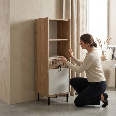 Étagère à livres Armoire Étagère de bureau en bois Armoire en bois marron Chambre d'enfants