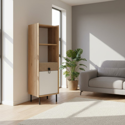 Étagère à livres Armoire Étagère de bureau en bois Armoire en bois marron Chambre d'enfants