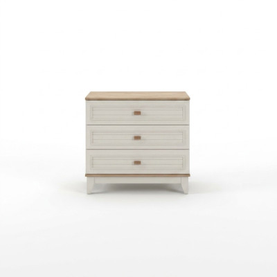 Commode pour enfants en bois Chambre d'enfants Blanc Armoire Design moderne