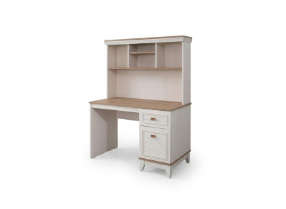 Bureau Armoire Bureau d'ordinateur Blanc Mobilier de bureau Bois Tablettes