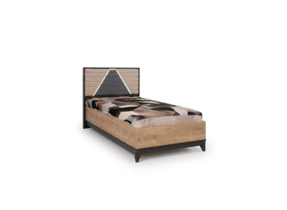 Lit d'enfant Cadre de lit Lit Chambre d'enfant Cadre de lit e Marron Bois Lits