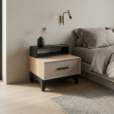 Chambre d'enfants Table de chevet Moderne Nachtkosolen Consoles Bois Marron Table