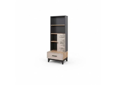 Étagère Armoire Chambre d'enfants Étagère Bois Armoire Gris Bureau