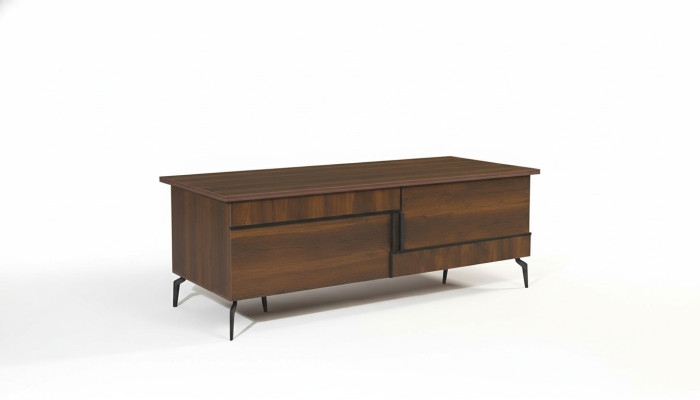 Mobilier de bureau Ensemble de bureau complet Bureau de bureau Ensemble de bureau 4 pièces Bois Marron