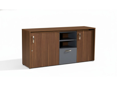Armoire de bureau Bureau 2 en 1 Armoire fonctionnelle Table Bois Marron neuf