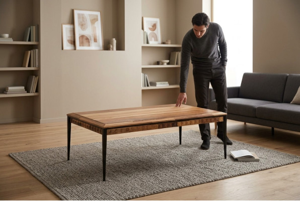 Table basse Table de salon Marron Bois Table basse Table de salon