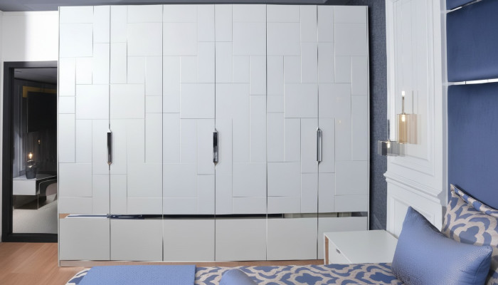 Armoire Armoire blanche Chambre Armoire en bois Meuble moderne