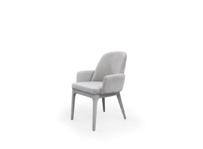 Chaise de cuisine Chaise de salle à manger Gris Bois Fauteuil Chaise en bois Moderne