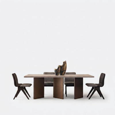 Ensemble de salle à manger, dinette Mobilier de salle à manger Table à manger Salle à manger 7 pièces Bois Gris