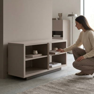 Étagère Étagère en bois Étagère de ménage Étagère à livres en bois Beige nouveau