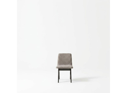 Chaises de groupe Chaises de salle à manger Chaise de cuisine Chaise en bois grise 6 pièces Tissu