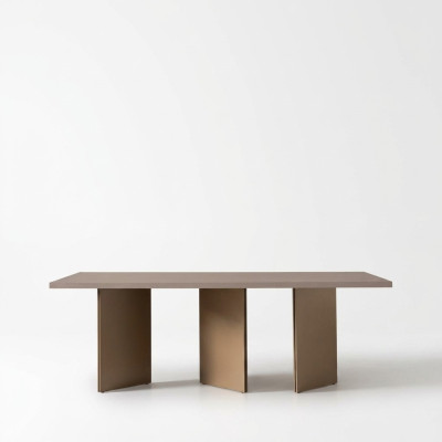 Table à manger Table de salle à manger Table Salle à manger Bois Beige Moderne Meubles Tables