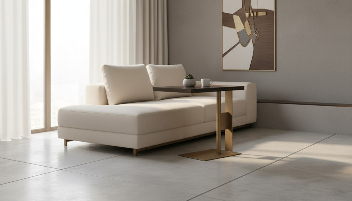 Table d'appoint Table basse Table basse Table basse Table en bois Marron Moderne Table