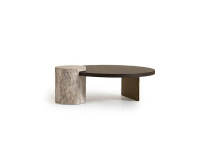 Table Basse Table d'Appoint Table Basse Bois Marron Table de Canapé Table de Design