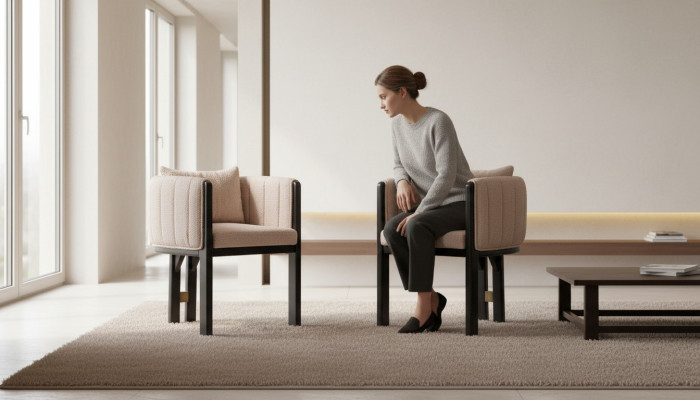 Chaise de cuisine Chaise de salle à manger Ensemble Chaises 2 pièces Fauteuil Groupe Beige