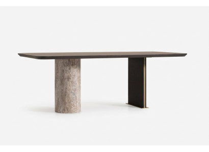 Table à manger Table de salle à manger Table Salle à manger Bois Marron 220 cm Moderne