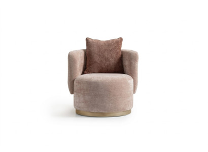 Fauteuil inclinable Chaise de relaxation Moderne Tissu d'ameublement beige Siège une place Conception une place