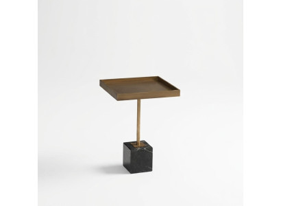 Groupe Table d'appoint Table basse Table basse Or Table de canapé Métal 2 pièces