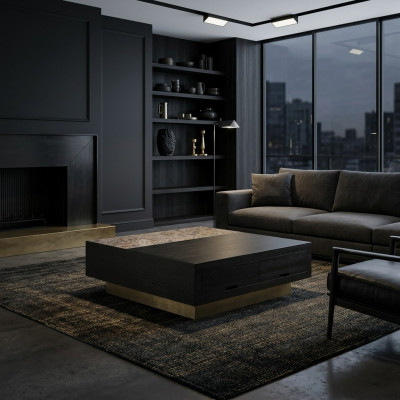 Table basse Table d'appoint Table basse Table basse Table basse Table basse Table noir Table en métal