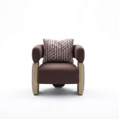 Fauteuil de cocktail fauteuil une place salon fauteuil club siège en tissu blanc