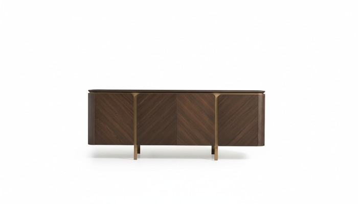 Sideboard Buffet commode Armoire en bois Armoire en bois Marron Mobilier
