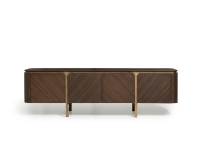 Buffet TV meuble bas meuble TV Table Bois Marron Unité murale Moderne
