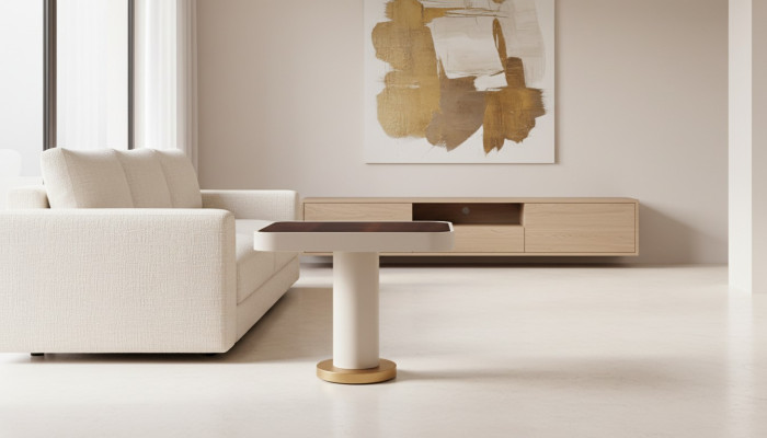 Table d'appoint Table basse Table basse Table de canapé Table de salon Blanc
