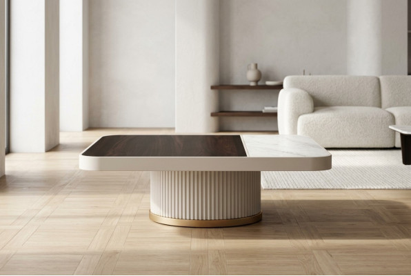 Table basse Table d'appoint Table basse Table de salon Table de canapé Table Blanche
