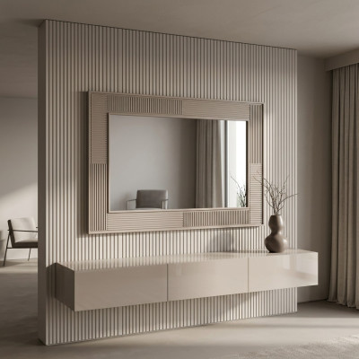 Miroir Miroir mural miroir décoratif miroir de couloir luxe moderne gris
