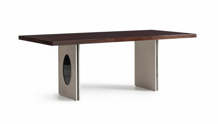 Table de salle à manger Table à manger Table Bois Marron Salle à manger Coin repas Mobilier