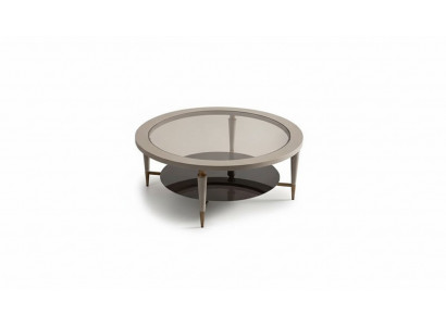 Table basse Table d'appoint Table basse Table pour canapé Verre Salon Beige.