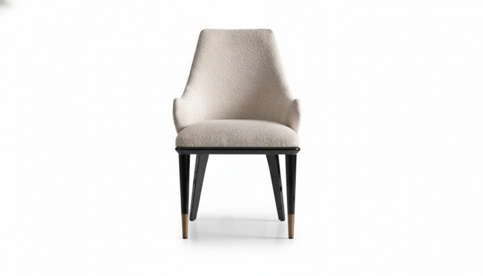 Groupe de chaises de salle à manger Chaises de cuisine Ensemble de 2 chaises Fauteuils Beige