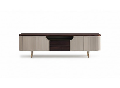 Buffet Meuble TV Meuble TV Lowboard Bois Beige Table moderne Salon