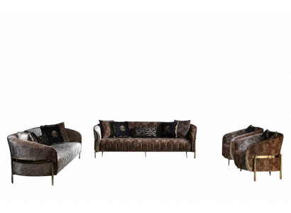 Ensemble de canapé canapé trois places fauteuil beige canapé en tissu canapé rembourré canapé moderne