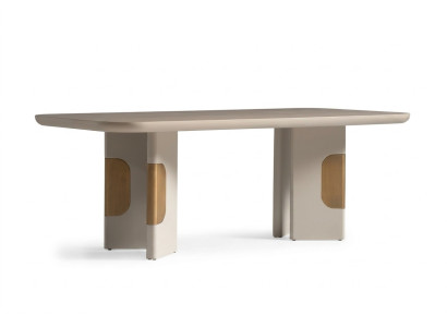 Table de salle à manger moderne Table de salle à manger Table de salle à manger en bois Coin repas Beige Design de salle à manger