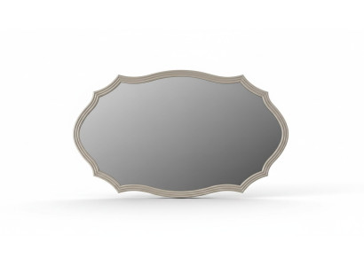 Miroir mural Miroir Décoratif Luxe Design Salon Beige 150x90 Bois