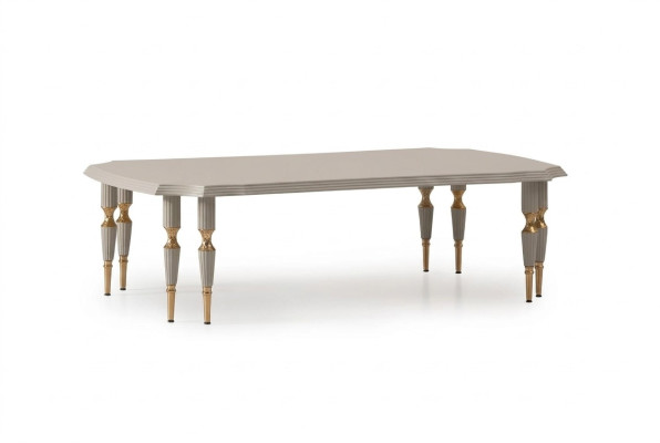 Salon de luxe Table basse de Salon Design Meubles de salon Table basse Couleur Beige nouveau
