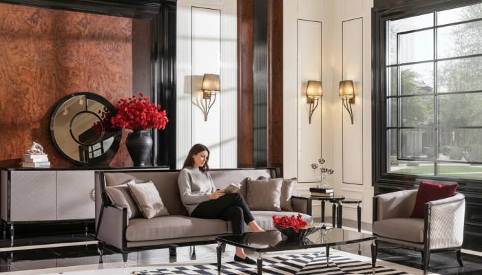 Ensemble de canapé complet avec un canapé trois places, un fauteuil, une table basse ensemble 3 pièces gris.