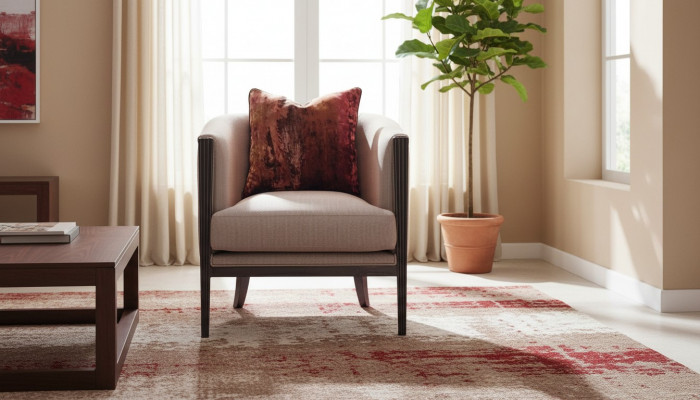 Fauteuil à oreilles en tissu gris, siège fauteuil cocktail, fauteuil de relaxation design