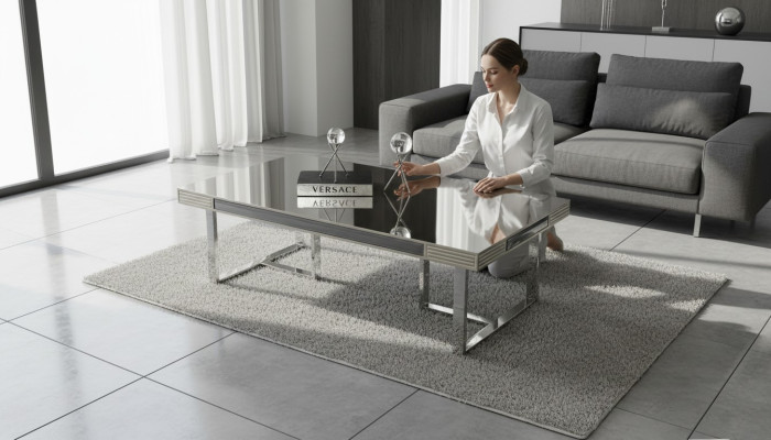 Table basse Table de salon Table basse Table de canapé Table basse Table de salon Gris