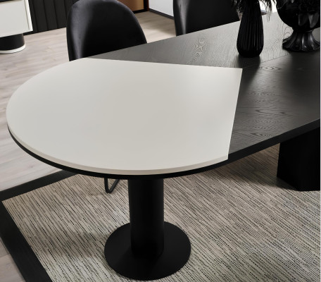 Ensemble de salle à manger Groupe de salle à manger Table de salle à manger Chaises 7 pièces Bois Noir