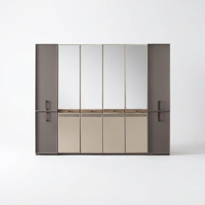Armoire moderne Armoire en bois Armoire en bois Gris Armoire de chambre